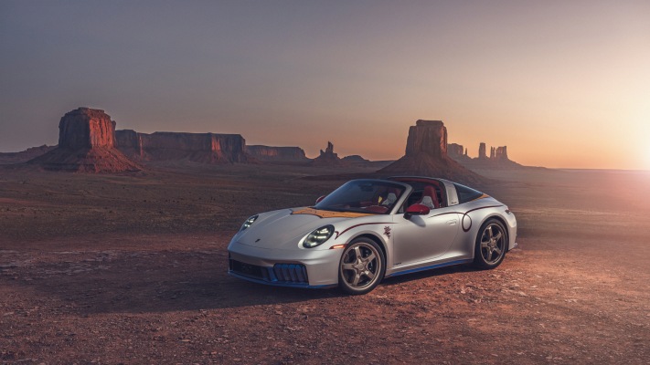 Porsche 911 Targa 4 GTS Jessie 2026. Desktop wallpaper