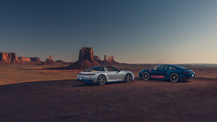 Porsche 911 Targa 4 GTS Jessie 2026. Desktop wallpaper