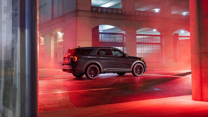 Ford Explorer ST Sinister Package 2027. Desktop wallpaper
