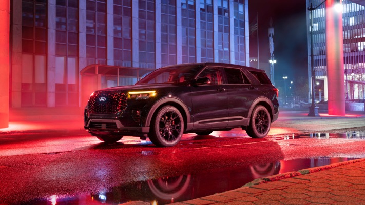 Ford Explorer ST Sinister Package 2027. Desktop wallpaper