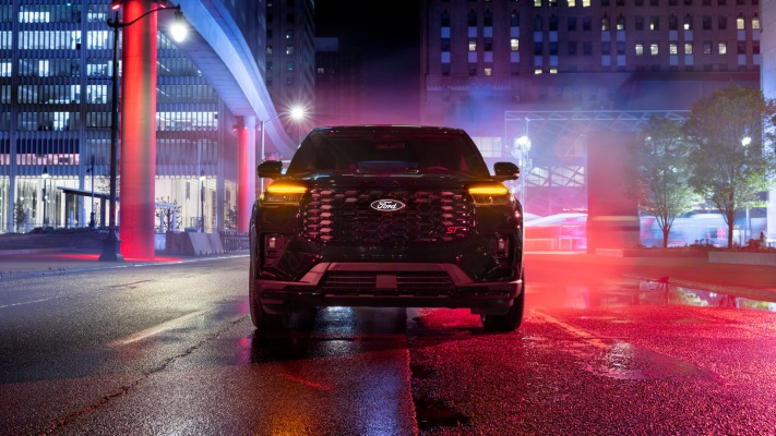 Ford Explorer ST Sinister Package 2027. Desktop wallpaper