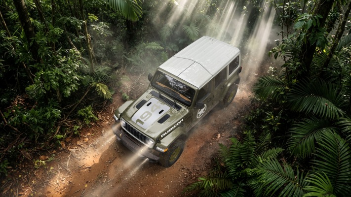 Jeep Wrangler Sarge 2027. Desktop wallpaper