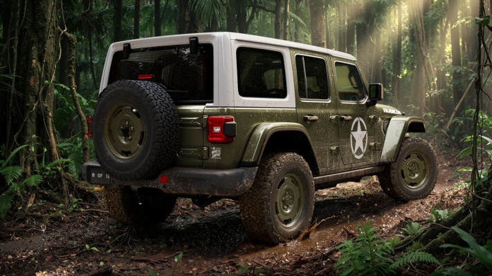 Jeep Wrangler Sarge 2027. Desktop wallpaper