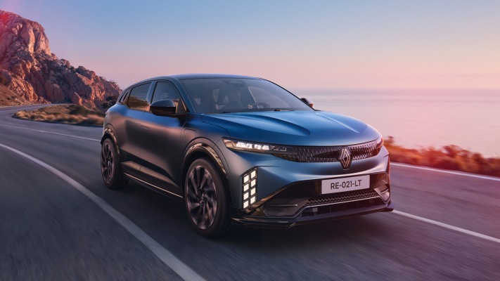 Renault Mégane E-Tech 2027. Desktop wallpaper
