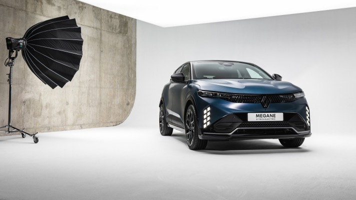 Renault Mégane E-Tech 2027. Desktop wallpaper