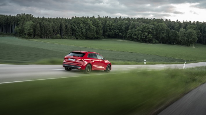 Audi A3 Sportback e-hybrid 2027. Desktop wallpaper