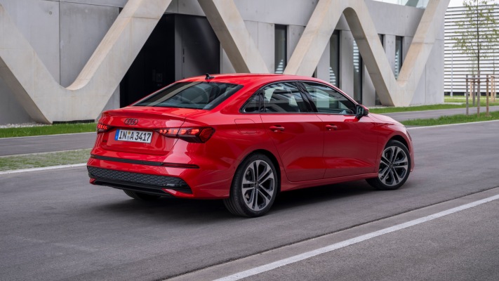 Audi A3 Sedan 2027. Desktop wallpaper