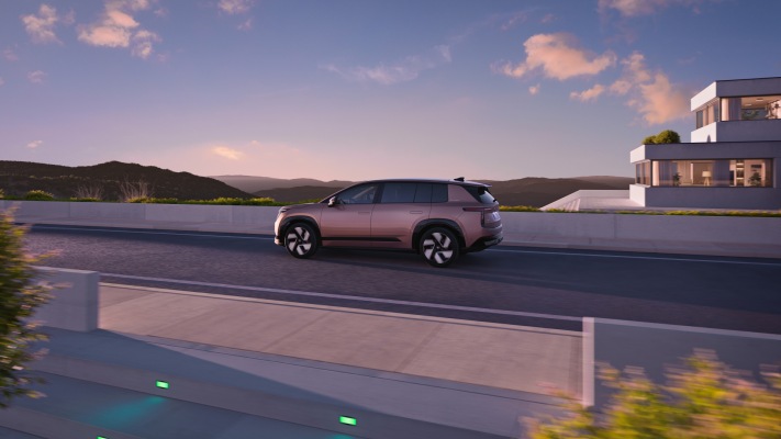Skoda Peaq 2027. Desktop wallpaper