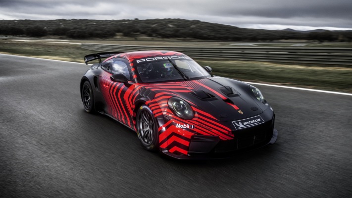 Porsche 911 GT4 R 2027. Desktop wallpaper