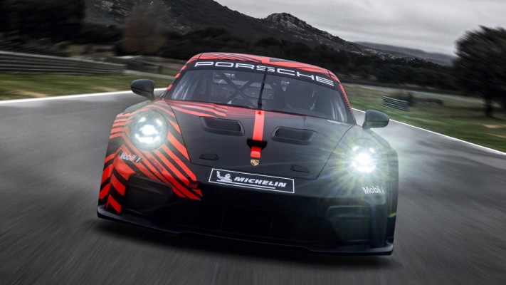 Porsche 911 GT4 R 2027. Desktop wallpaper