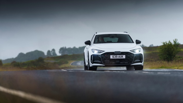 Audi RS 5 Avant UK Version 2026. Desktop wallpaper
