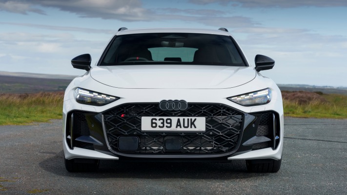 Audi RS 5 Avant UK Version 2026. Desktop wallpaper