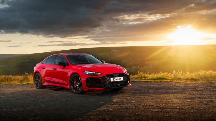 Audi RS 5 Sedan UK Version 2026. Desktop wallpaper