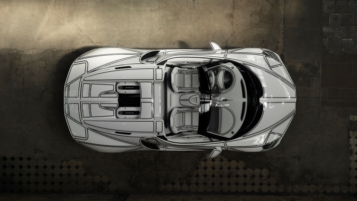 Bugatti W16 Mistral Blanc Éternel 2026. Desktop wallpaper
