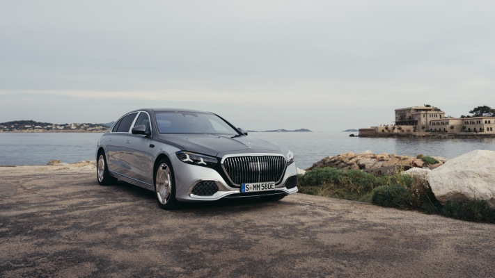 Mercedes-Maybach S 580e 2027. Desktop wallpaper