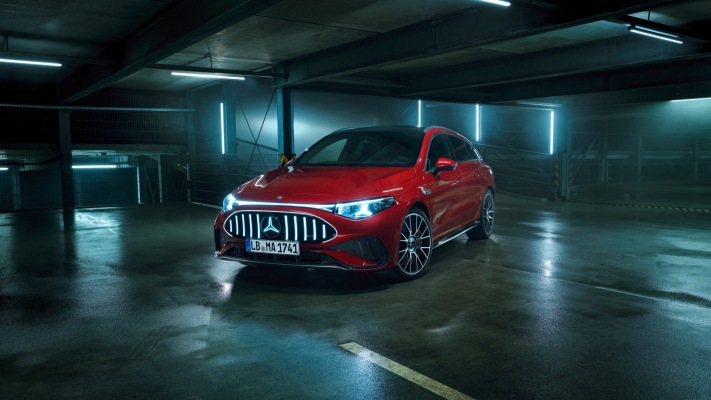 Mercedes-AMG CLA 45 4MATIC+ Shooting Brake 2027. Desktop wallpaper
