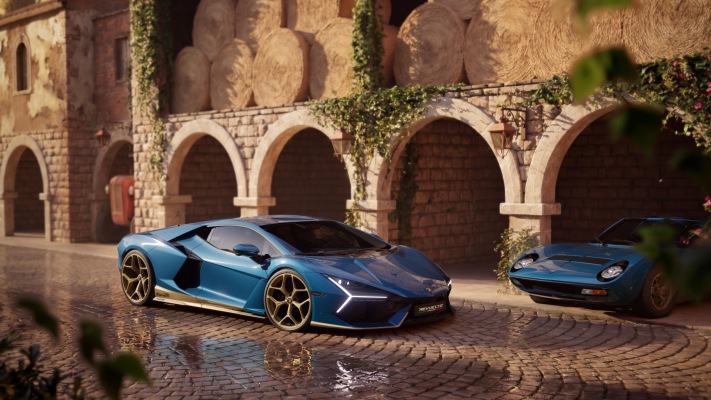 Lamborghini Revuelto Miura 60th Homage 2026. Desktop wallpaper