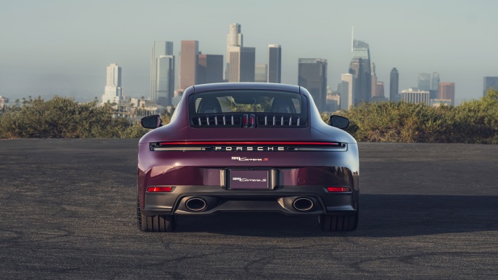 Porsche 911 Carrera S Manual Transmission USA Version 2027. Desktop wallpaper