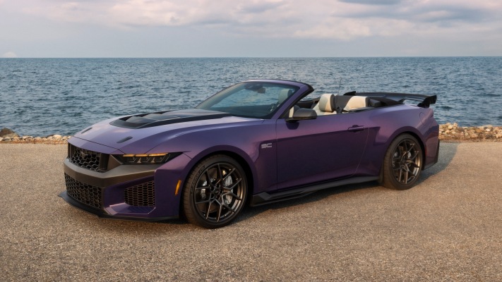 Ford Mustang Dark Horse SC Convertible 2027. Desktop wallpaper