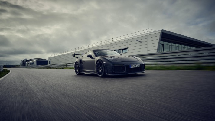 Porsche Flachbau RS 2026. Desktop wallpaper
