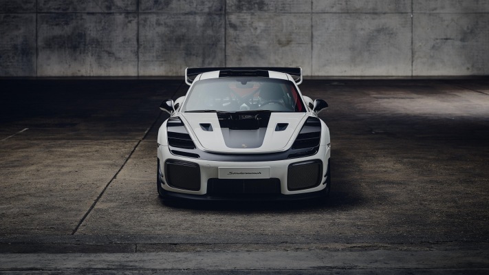 Porsche Flachbau RS 2026. Desktop wallpaper