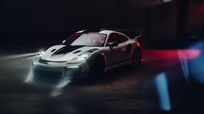 Porsche Flachbau RS 2026. Desktop wallpaper