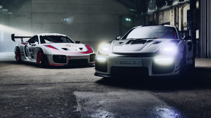 Porsche Flachbau RS 2026. Desktop wallpaper