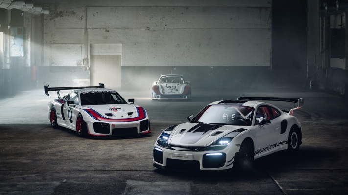 Porsche Flachbau RS 2026. Desktop wallpaper