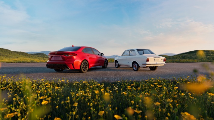 Toyota Corolla 60th Anniversary 2027. Desktop wallpaper