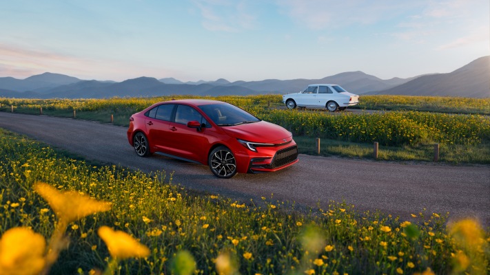 Toyota Corolla 60th Anniversary 2027. Desktop wallpaper