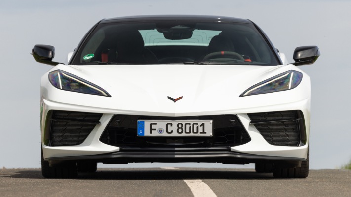 Chevrolet Corvette Stingray Convertible EU Version 2026. Desktop wallpaper