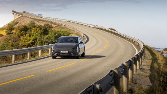 Kia EV4 GT Hatchback 2027. Desktop wallpaper
