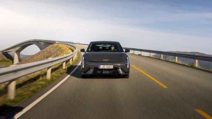 Kia EV4 GT Hatchback 2027. Desktop wallpaper