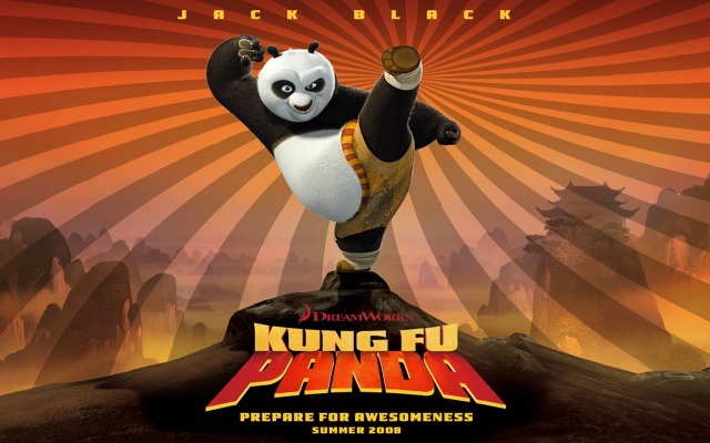 Kung Fu Panda. Desktop wallpaper