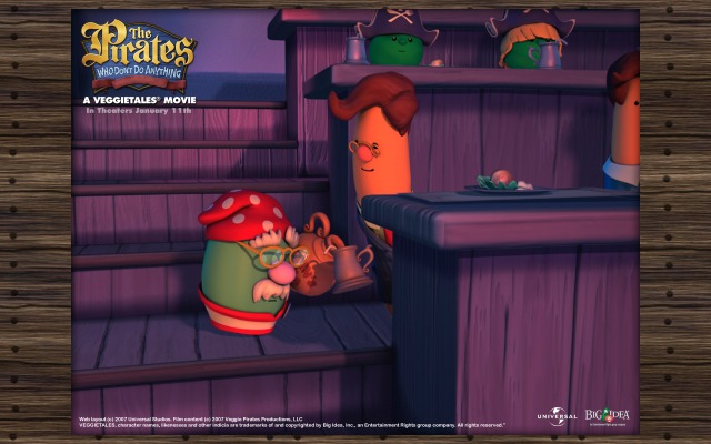 Pirates Who Don't Do Anything: A VeggieTales Movie, The. Desktop wallpaper