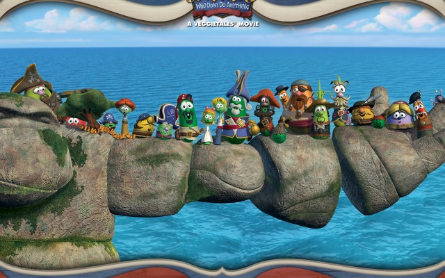 Pirates Who Don't Do Anything: A VeggieTales Movie, The. Desktop wallpaper