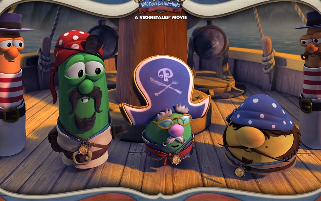 Pirates Who Don't Do Anything: A VeggieTales Movie, The. Desktop wallpaper