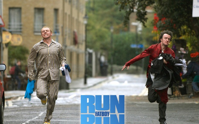 Run Fatboy Run. Desktop wallpaper
