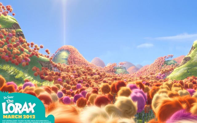 Dr. Seuss' The Lorax. Desktop wallpaper