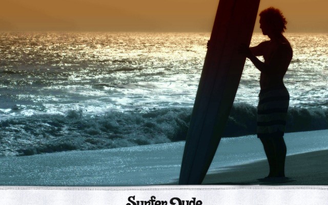 Surfer, Dude. Desktop wallpaper