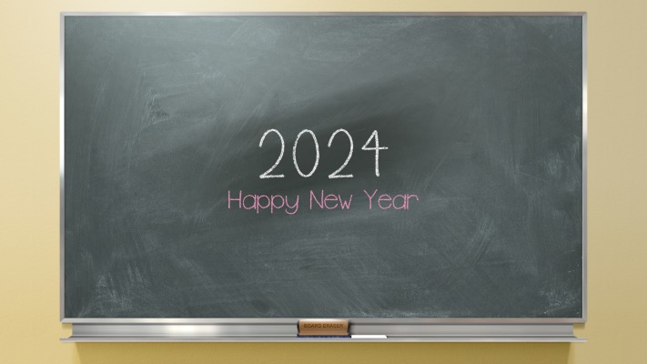 Happy New Year 2024. Desktop wallpaper