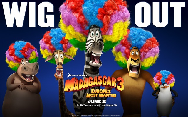 Madagascar 3: Europe's Most Wanted. Desktop wallpaper