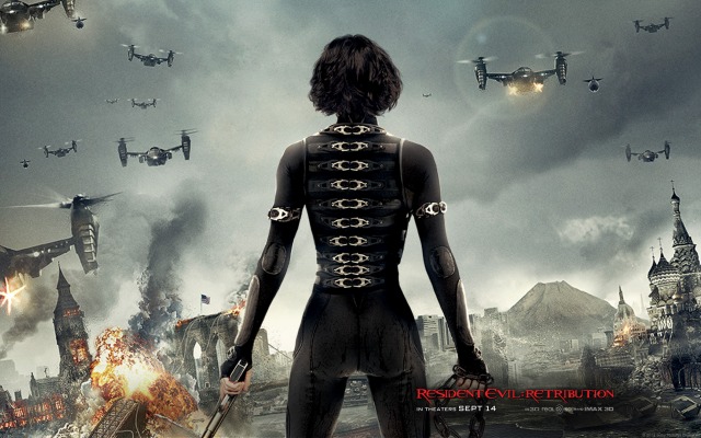 Resident Evil: Retribution. Desktop wallpaper