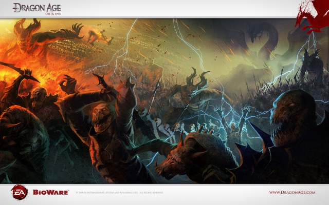 Dragon Age: Origins. Desktop wallpaper