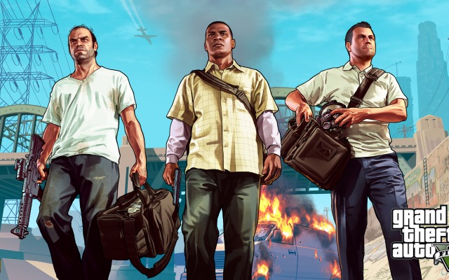 Grand Theft Auto 5. Desktop wallpaper