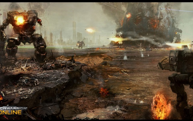 MechWarrior Online. Desktop wallpaper