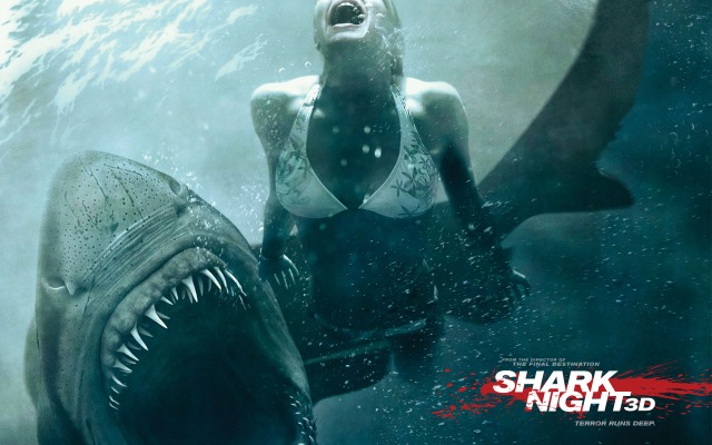Shark Night 3D. Desktop wallpaper