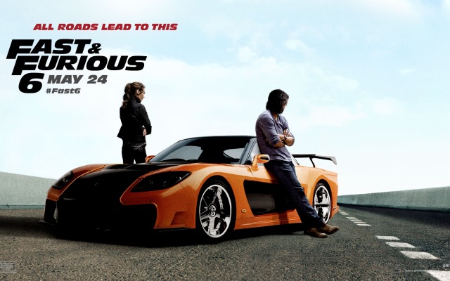 Fast & Furious 6. Desktop wallpaper