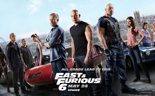 Fast & Furious 6. Desktop wallpaper