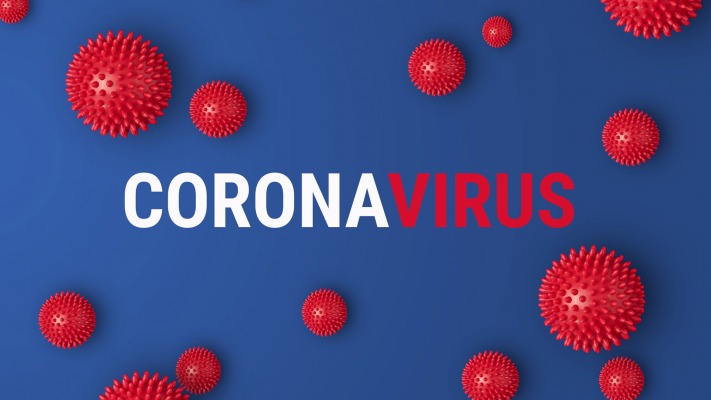 Coronavirus. Desktop wallpaper
